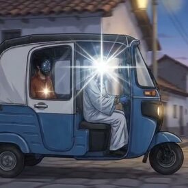 Ночная улица Писака